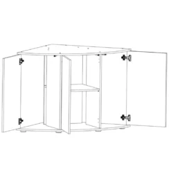 Juwel Akv. Bord/skab Sbx Trigon 350 Sort