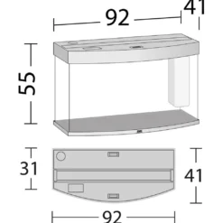 Juwel Aquarium VISION 180 Hvid