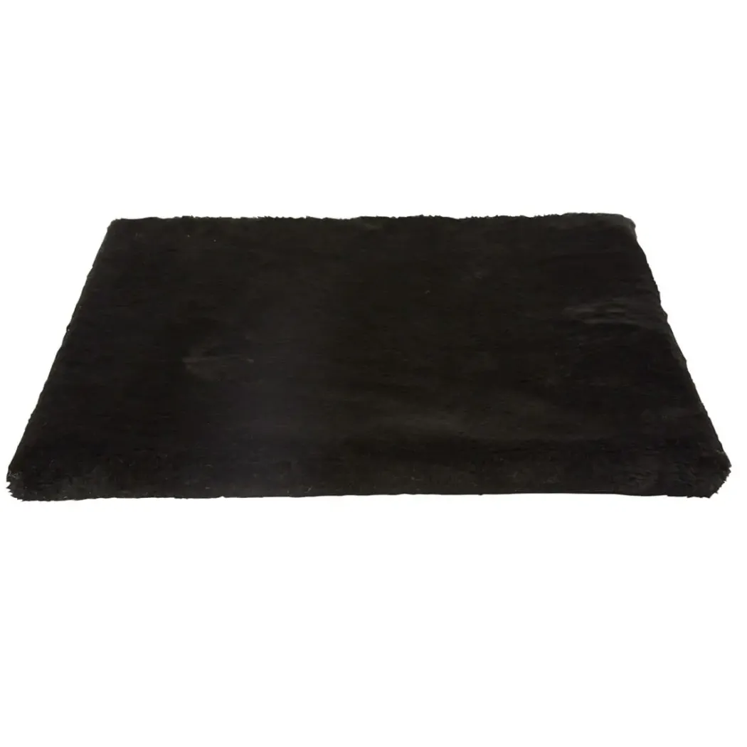 Kattens no 1 Bund med plys 50x50 cm Sort