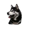 Klistermærke af Alaskan Malamute Hoved Mini