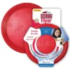 KONG Flyer Large - slidstærk frisbee i naturgummi til hvalpe
