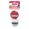KONG Signature Sport Bolde L 2 stk 8 cm - store hundebolde i robust kvalitet