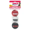 KONG Signature Sport Bolde M 3 stk 6 cm - slidstærke hundebolde