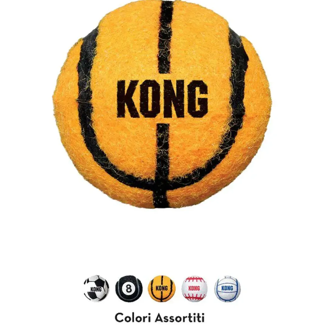 KONG Sport Apportbolde Medium 3-pak - sjove bolde til apportleg