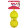 Kong Squeez Tennis 2 stk Ø 7 cm - robuste bolde med piv