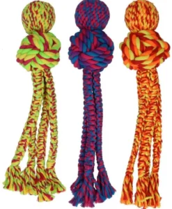 KONG Wubba Weaves L 38 cm Mix - hundelegetøj