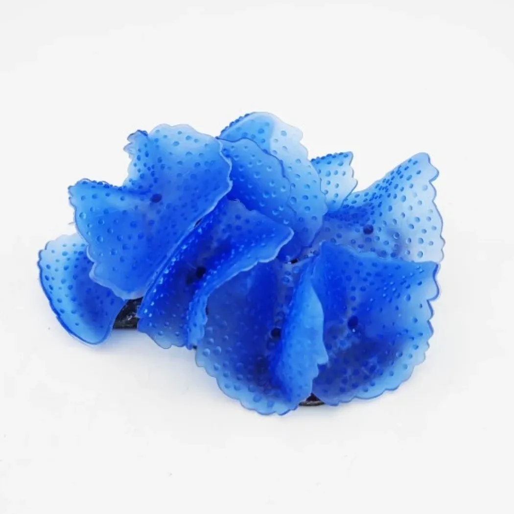 Kunstig koral Ulva lactuca (Blue) 12x9x4 cm
