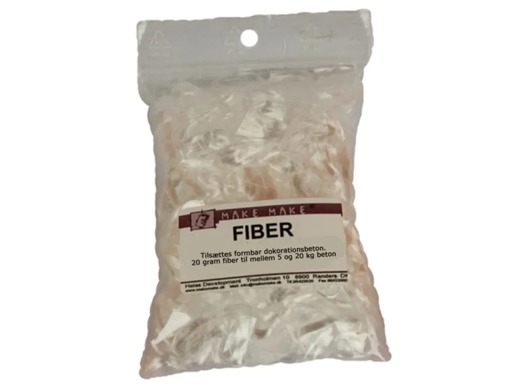 MakeMake Fiber til beton 15 gram