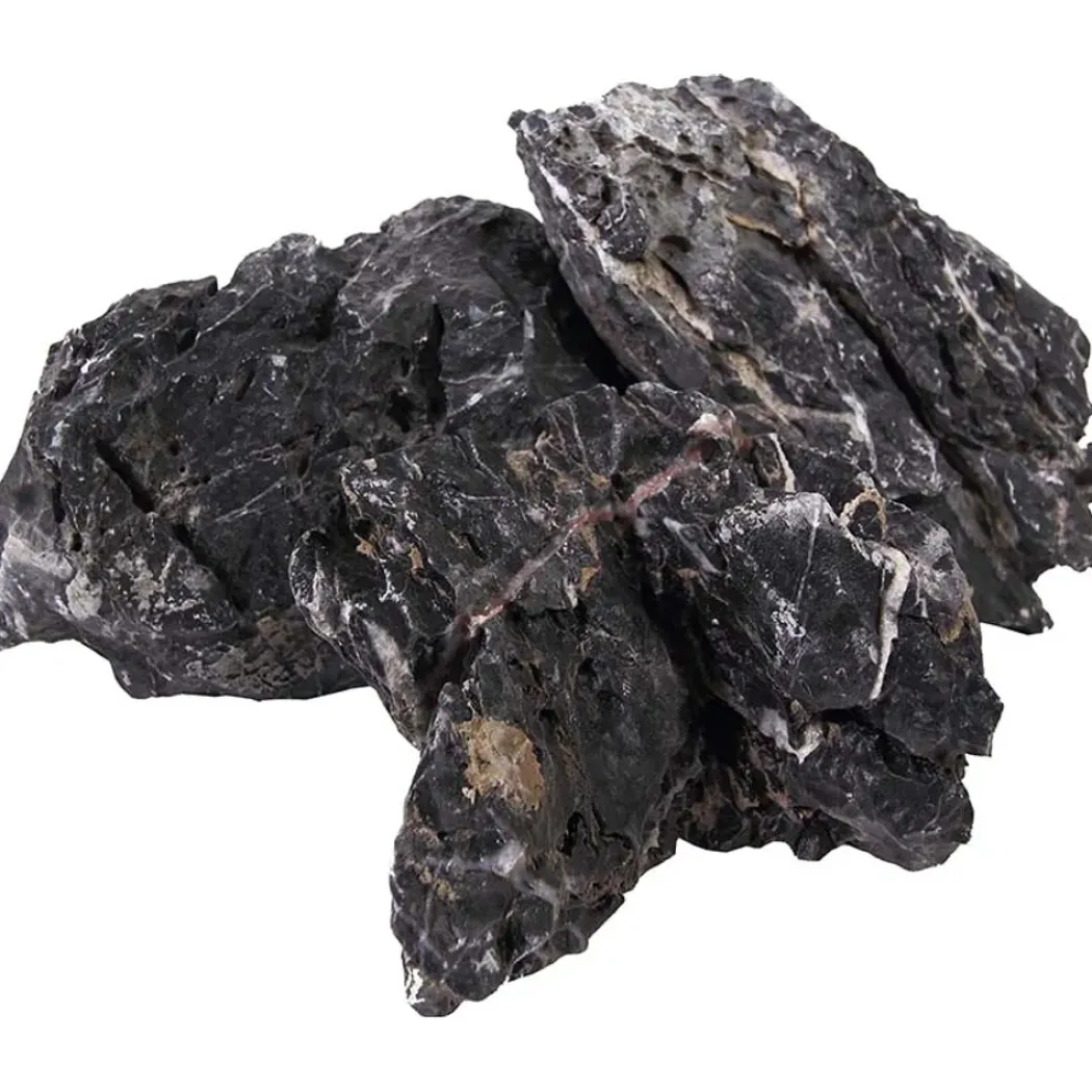 Mini Landskab Premium Dark 1 kg - Aquascaping sten i mørk nuance