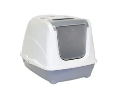 Moderna kattetoilet Jumbo 58x45x42 cm i varm grå