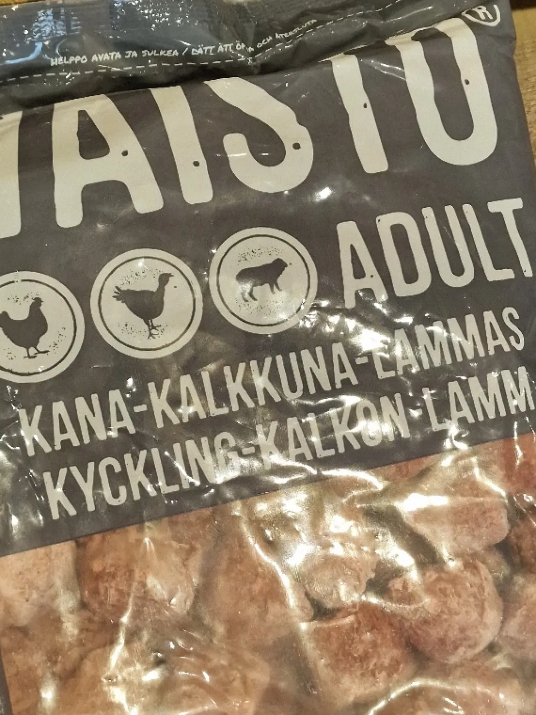 MUSH Vaisto Grå Kalkun Kylling Lam 3 kg - BARF til hunde