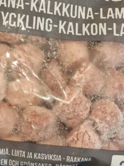 MUSH Vaisto Grå Kalkun Kylling Lam 3 kg - BARF til hunde