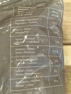 MUSH Vaisto Grå Kalkun Kylling Lam 3 kg - BARF til hunde