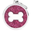 My Family Hundetegn Shine Cirkel med ben Stor Hvid og Pink