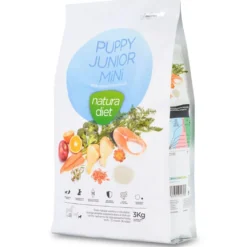 Natura Diet Puppy Junior Mini 3 kg - Sundt hvalpefoder til små racer