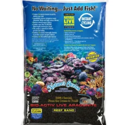 Natures Ocean Live Hawaii Black Beach Sand 9,07 kg 0,5-1,7 mm