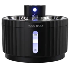 Nordic Paws Glacia trådløs vandfontæne sort 2,8 L