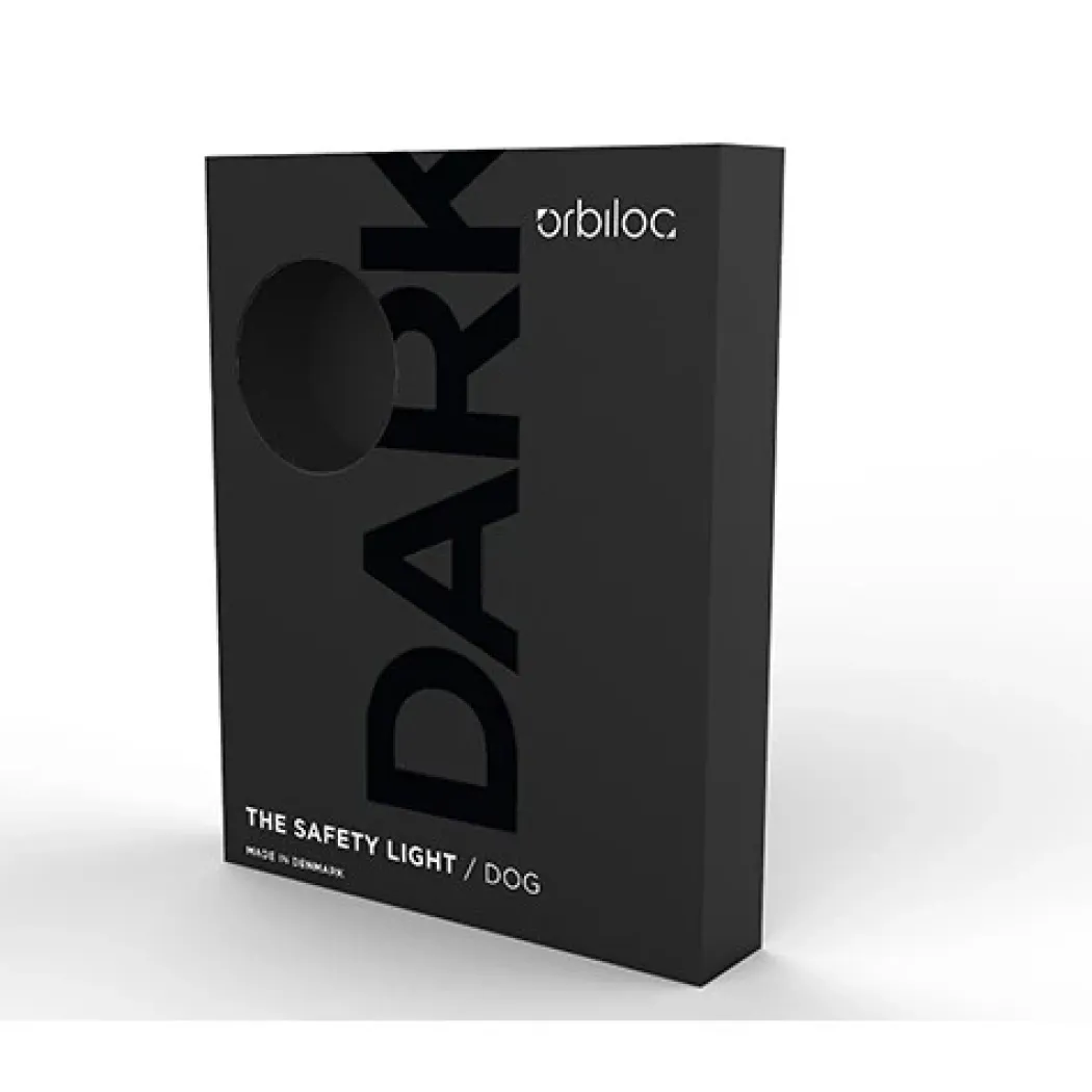 Orbiloc hundelygte Dark Sort