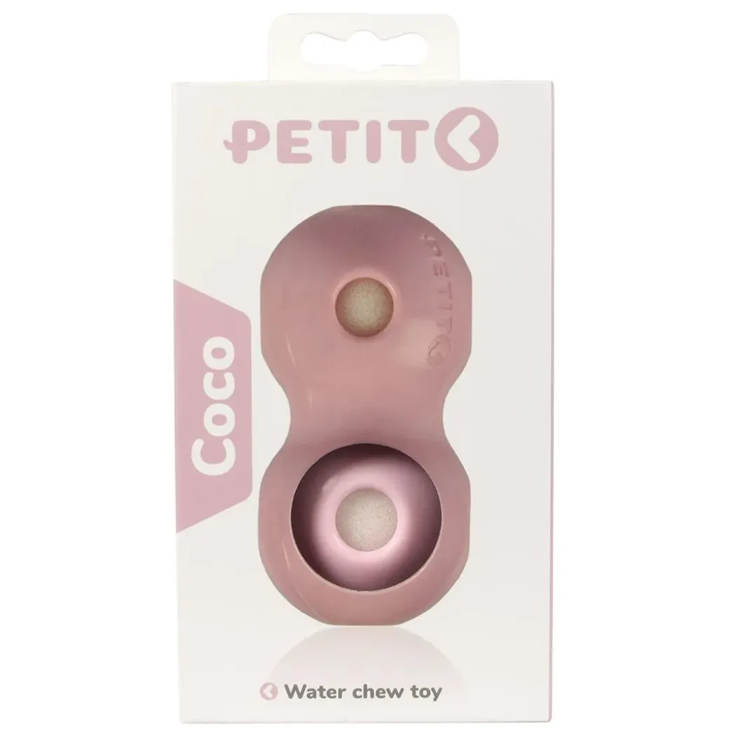 PETIT COCO vandlegetøj med svamp til hvalpe og små hunde pink