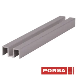 Porsa sølv alu overskinne 70 cm.