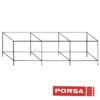 Porsa sølvfarvet akvariebord 1120 liter 8 Ben