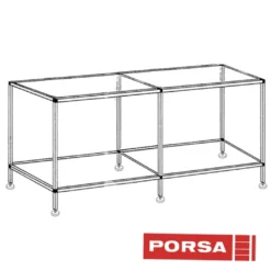 Porsa sort akvariebord 600 liter