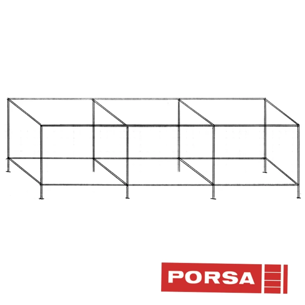 Porsa sort akvariebord 960 liter 8 Ben