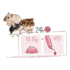 PUUR Hamster og Ørkenrotte foder 400 g