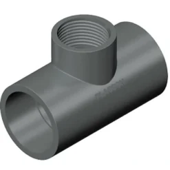 PVC TEE 90 grader 32 x 1/2'' x 32 (reduceret)