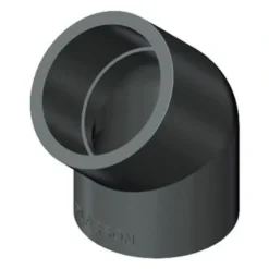 PVC vinkel 45 grader 140 mm.