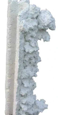 Riffkeramik rørskjuler 50 cm.