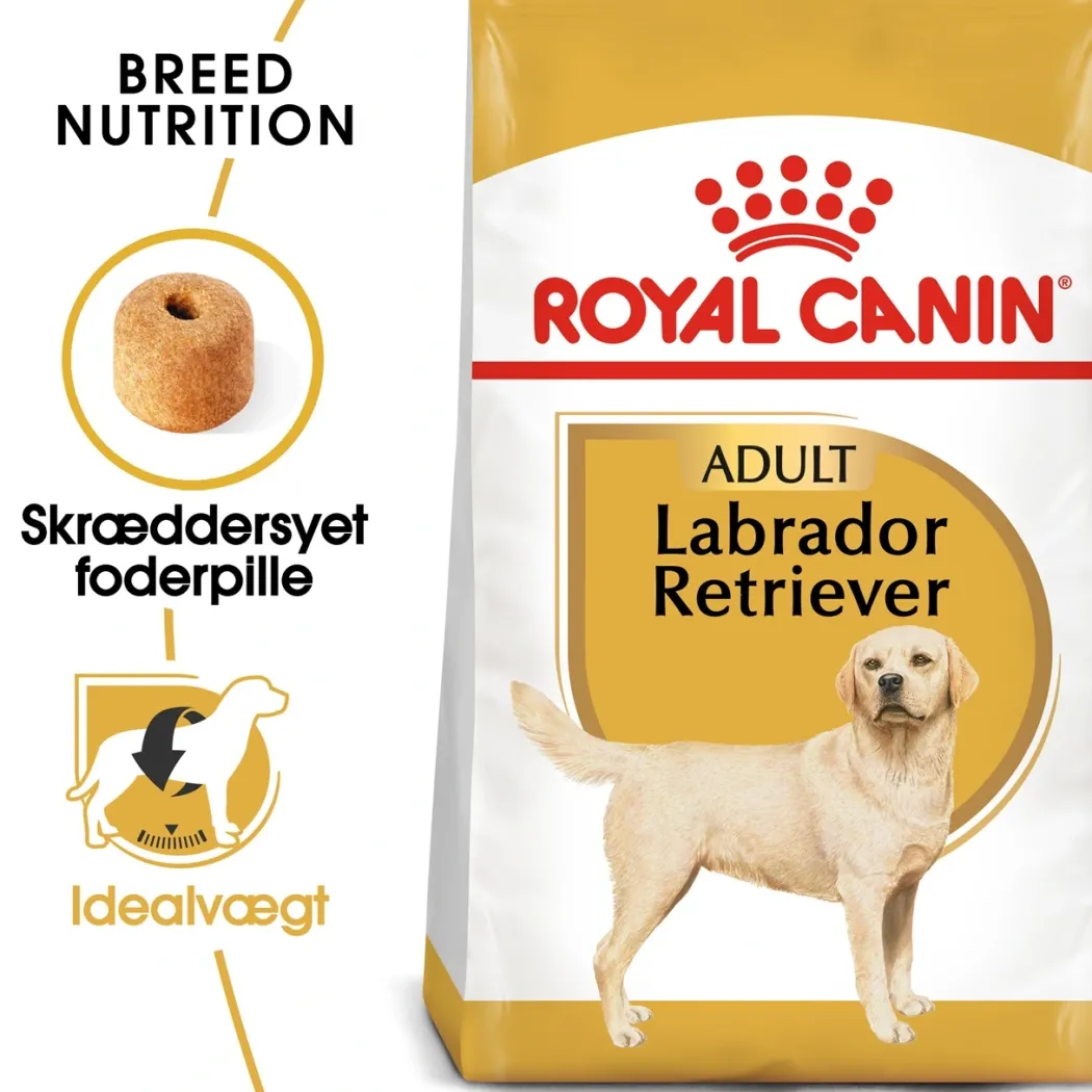 Royal Canin Labrador Retriever Adult 12 kg - tørfoder til voksne hunde