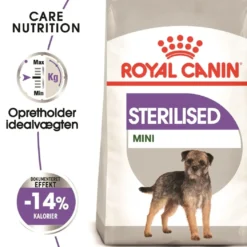 Royal Canin Mini Sterilised Adult 8 kg - hundefoder til steriliserede små hunde