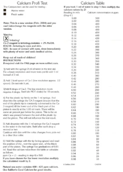 Salifert Calcium Test CA