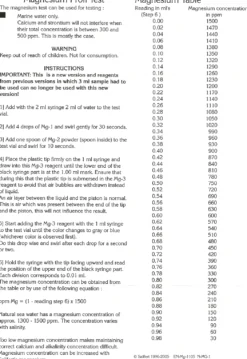 Salifert Magnesium Test MG