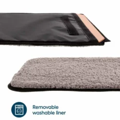 Sherpa Original Deluxe Sort hundetaske Medium 43x28x26,5 cm Max 7kg