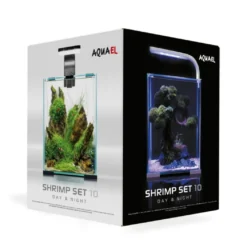 Shrimpset Day and Night 10 L 20x20x25 cm Hvid