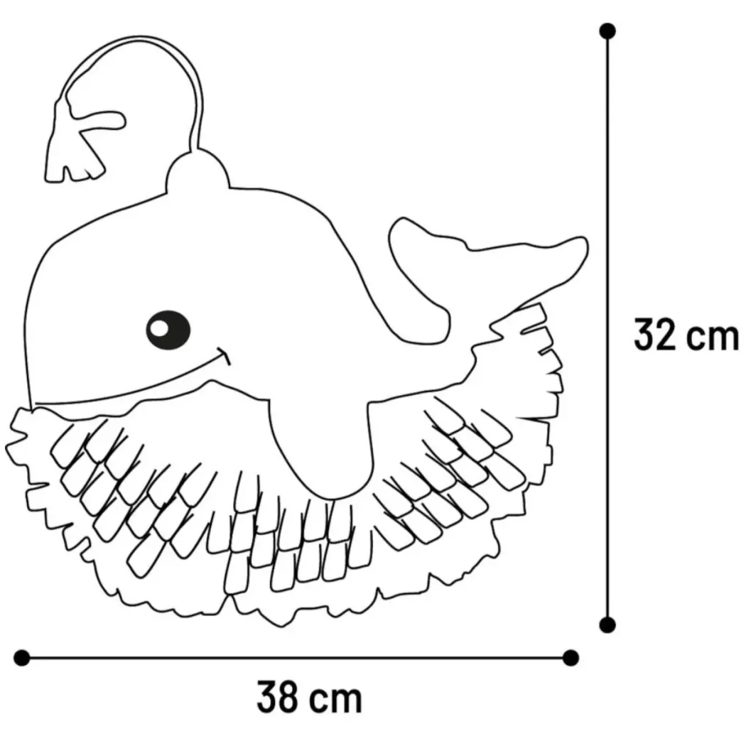 Snusemåtte Hvalp Morgano 38 cm - sjov aktivering og langsom spisning til hvalpe