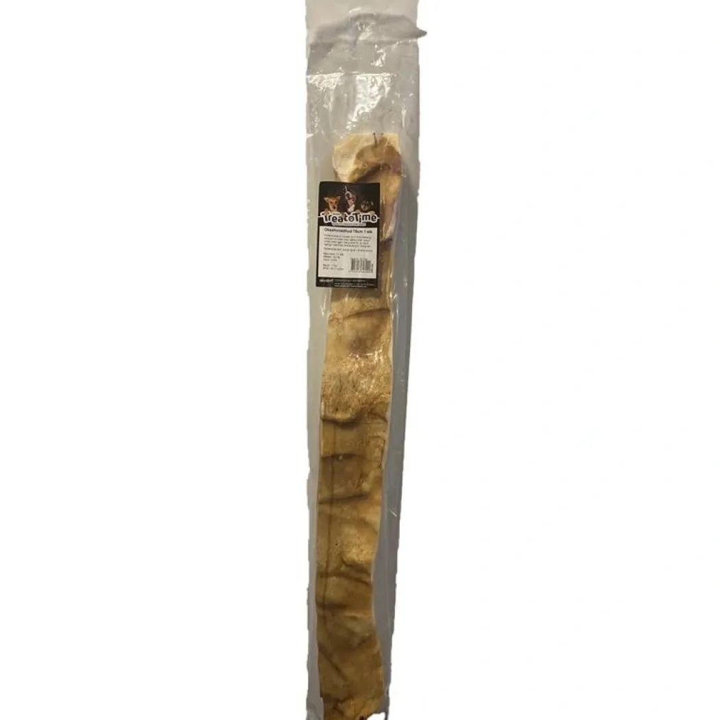 Treattime Oksehovedhud 75 cm - Naturligt tyggeben til hunde