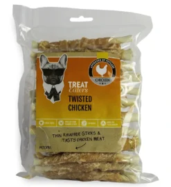 Tyggerulle Treateaters Twisted Chicken 350 g - Tyggeben til hunde