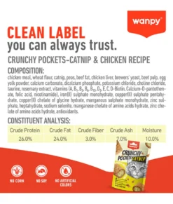 Wanpy Crunchy Pockets Chicken 60g