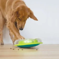 Wobble Bowl Grøn Niveau 1 - interaktiv foderskål til hunde