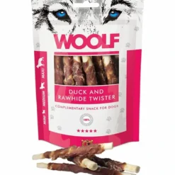 Woolf Hundesnack And og Oksehud Twister