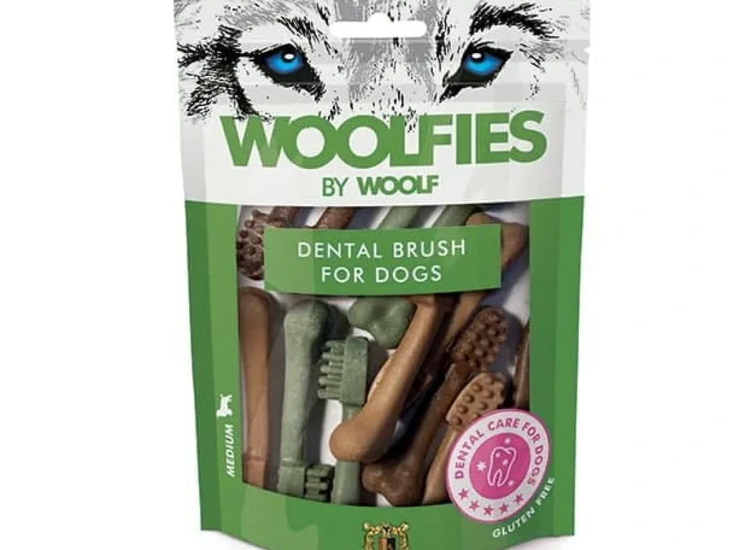 Woolfies Dental Brush Small - tandrensende tyggeben til små hunde