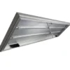 100x50 cm 250 L Sølv Alu lampe med 1 række LED